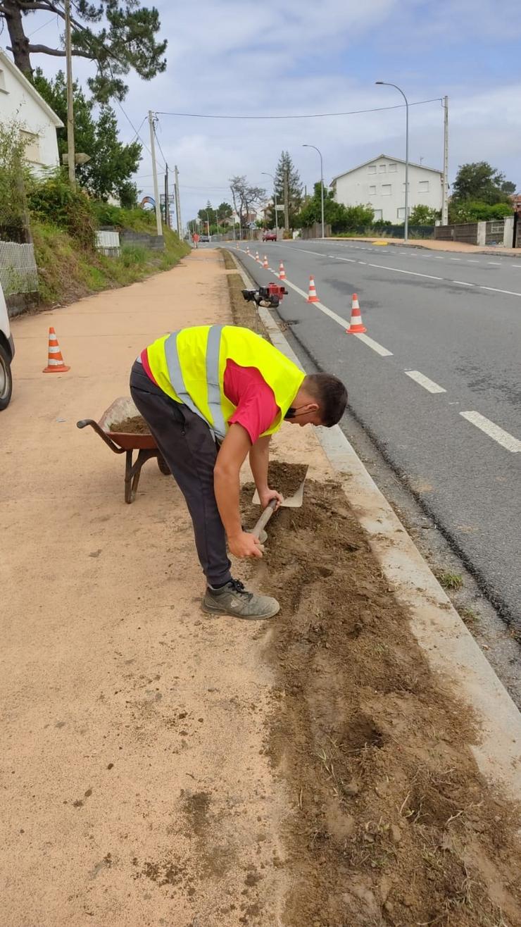Obras de acondicionamento na PO-308 / Consellería de Infraestruturas e Mobilidade