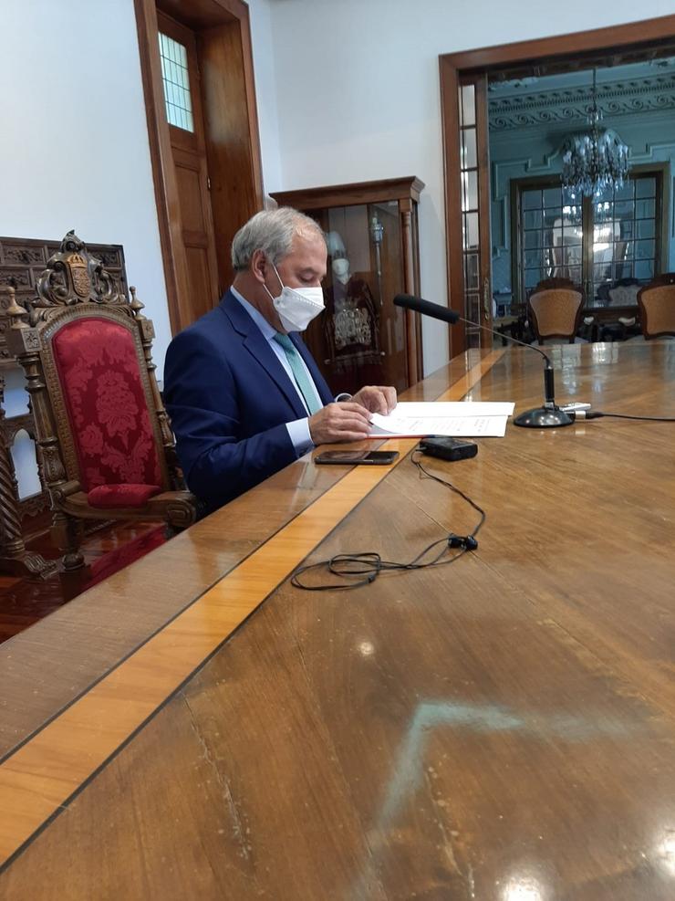O presidente da Deputación de Lugo, José Tomei. / Europa Press