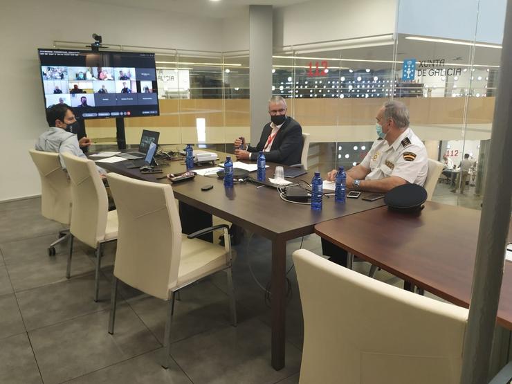 Reunión da Sala de Control de Operativos (Sacop).. XUNTA 