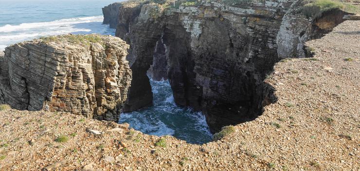 Arquivo - Praia das Catedrais, en Ribadeo (Lugo). Carlos Castro - Europa Press - Arquivo 