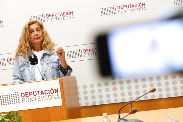 A presidenta d ela Deputación de Pontevedra, Carmela Sila. RAFA ESTEVEZ 