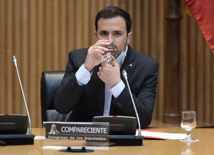 O ministro Alberto Garzón 