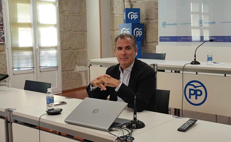 O presidente local e portavoz municipal do Partido Popular de Pontevedra, Rafa Domínguez.. PP DE PONTEVEDRA / Europa Press