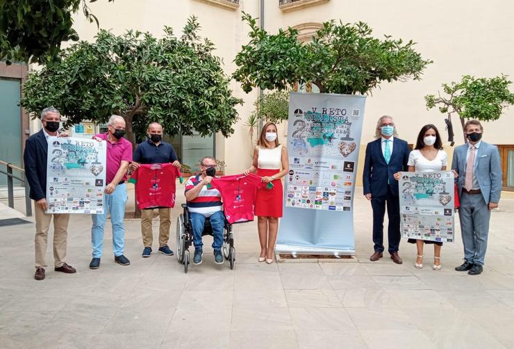 Presentación do V Reto Solidario organizado polo Banco de Libros de Tíjola (Almería). 