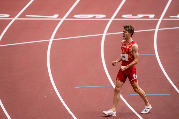 O atleta galego Adrián Ben, nos Xogos Olímpicos de Tokio / Sergio Mateo - Europa Press - SPORTMEDIA.