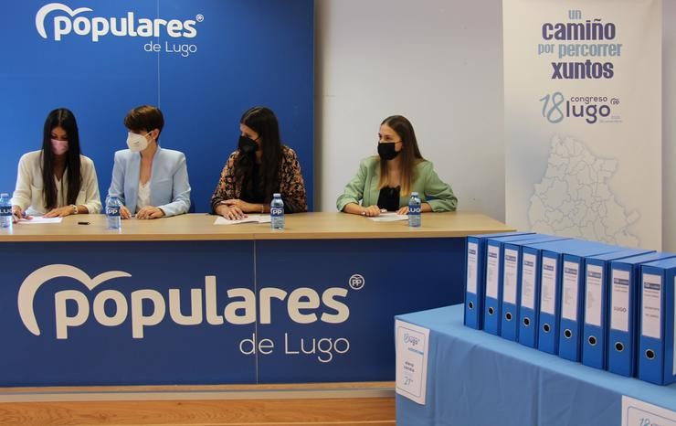 Comisión organizadora do congreso provincial do PP de Lugo. PP / Europa Press