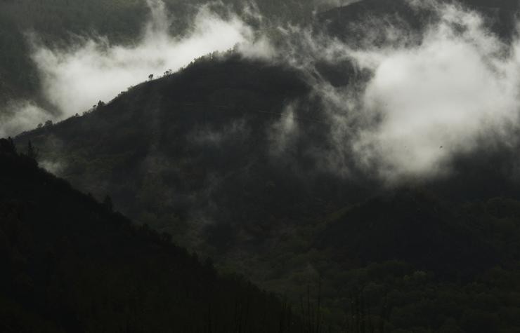 Zonas queimadas en entre as parroquias de Rairós e Torbeo, pertencentes ao municipio de Ribas de Sil, a 9 de setembro de 2021, en Ribas de Sil, Lugo, Galicia (España). O incendio declarado na parroquia de Ribas de Sil do municipio homónimo foi dá. Rosa Veiga - Europa Press 