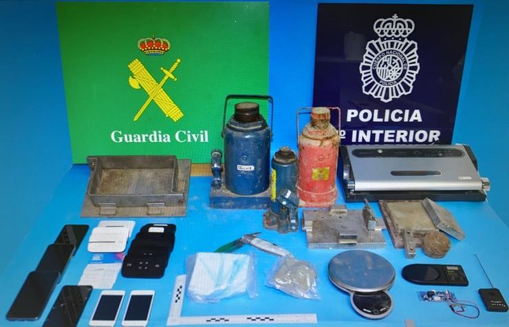 Operación contra o tráfico de drogas con detidos na comarca de Arousa. GARDA CIVIL E POLICÍA NACIONAL / Europa Press