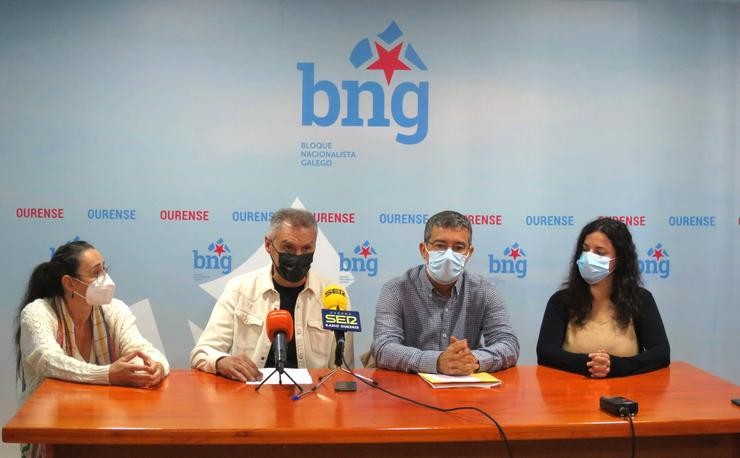 Rolda de prensa do BNG en Ourense.. BNG 