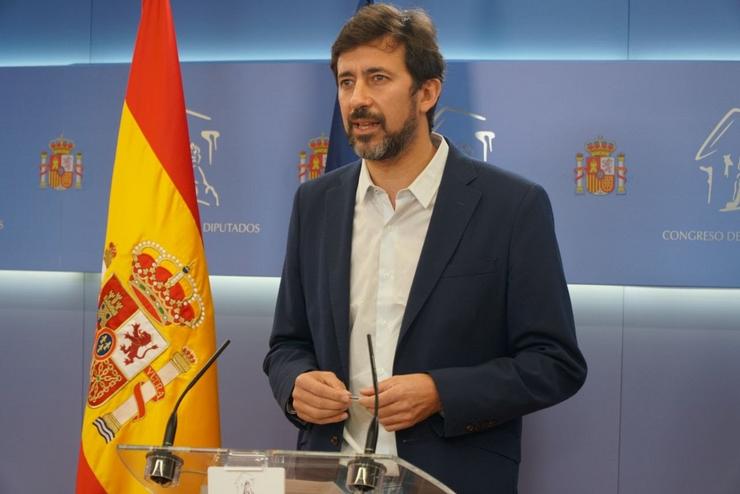 O secretario xeral de Podemos Galicia, Antón Gómez-Reino 