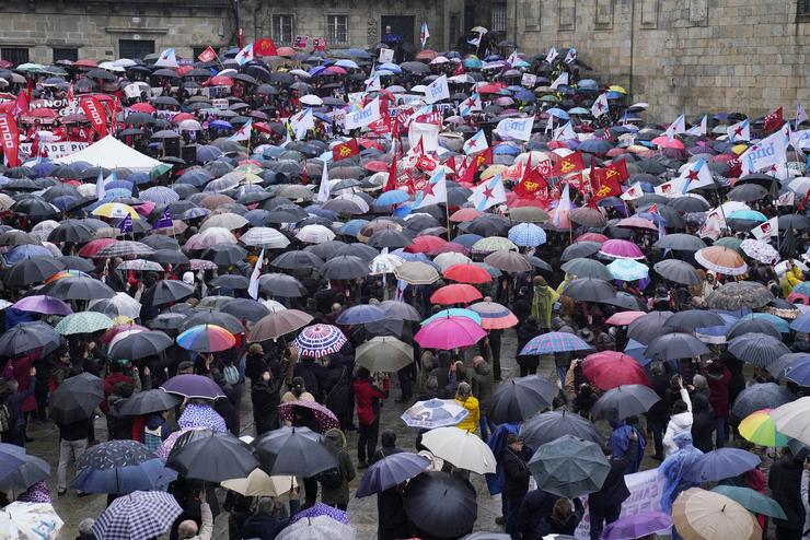 Arquivo - Manifestación en defensa da sanidade pública galega convocada por SOS Sanidade Pública, en Santiago de Compostela (Galicia) a 9 de febreiro de 2020.. Álvaro Ballesteros - Europa Press - Arquivo / Europa Press