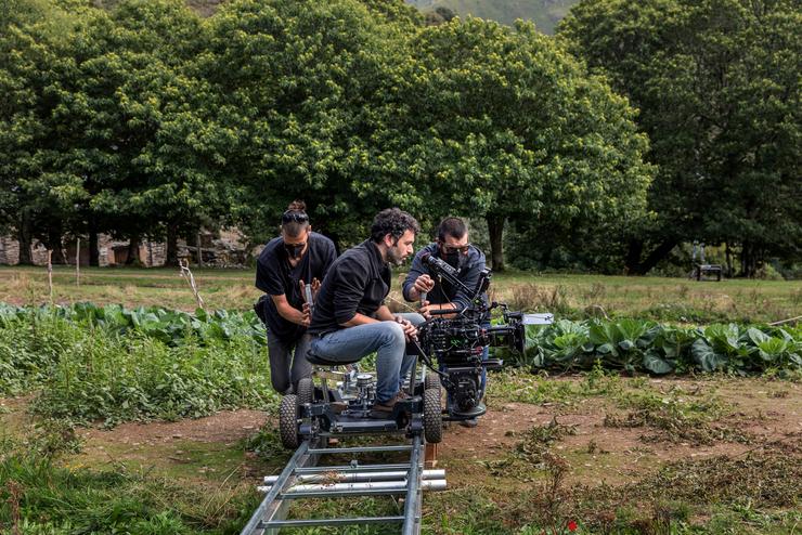 Rodrigo Sorogoyen filma 'As Bestas'. ARCADIA MOTION PICTURES