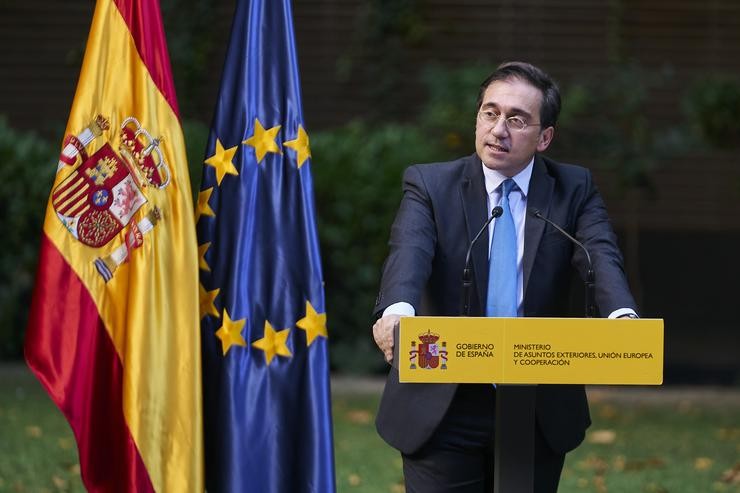 O ministro de Asuntos Exteriores, Unión Europea e Cooperación, José Manuel Albares. A. Pérez Meca - Europa Press 