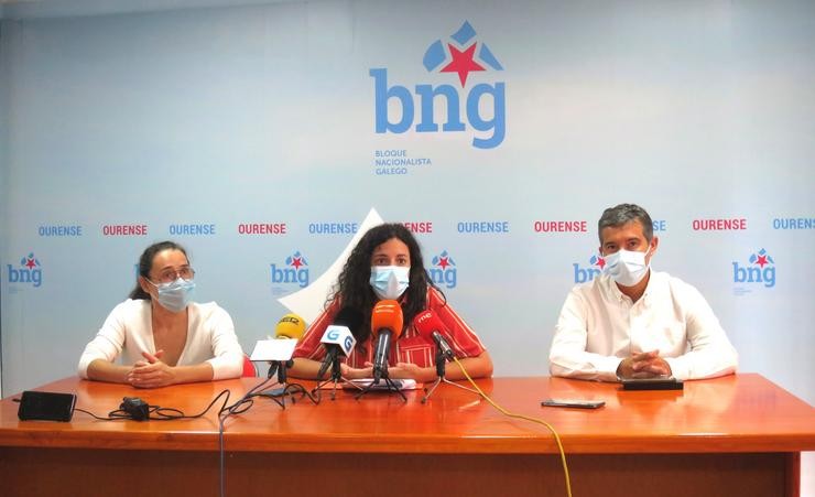 Rolda de prensa do BNG sobre o centro de día da Farixa. BNG / Europa Press