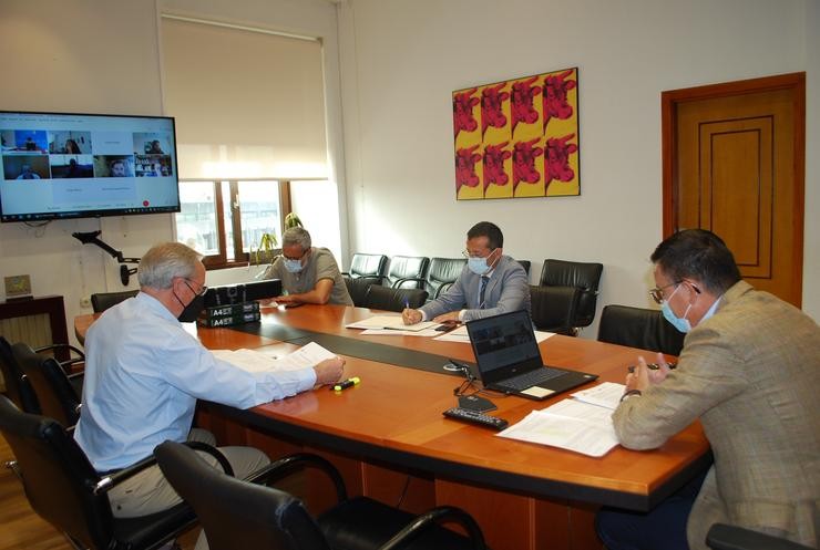 Reunión do grupo galego sobre a PAC co conselleiro de Medio Rural, José González. XUNTA 