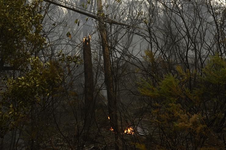 Incendios dun lume no municipio de Quiroga (Margaride), na provincia de Lugo a 6 de setembro de 2021, en Galicia (España). Este novo incendio, o segundo nun día, avanza sen control e xa calcina unhas 80 hectáreas. Para el solicitouse o. Rosa Veiga - Europa Press 