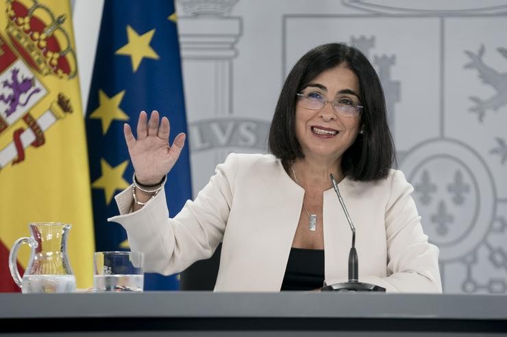 A ministra de Sanidade, Carolina Darias- A. Pérez Meca - Europa Press