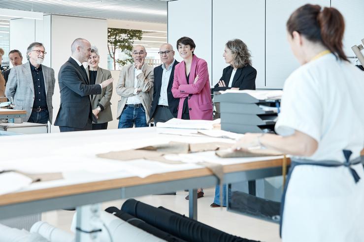 Ana Pontón visita a sede de Inditex en Arteixo / BNG.