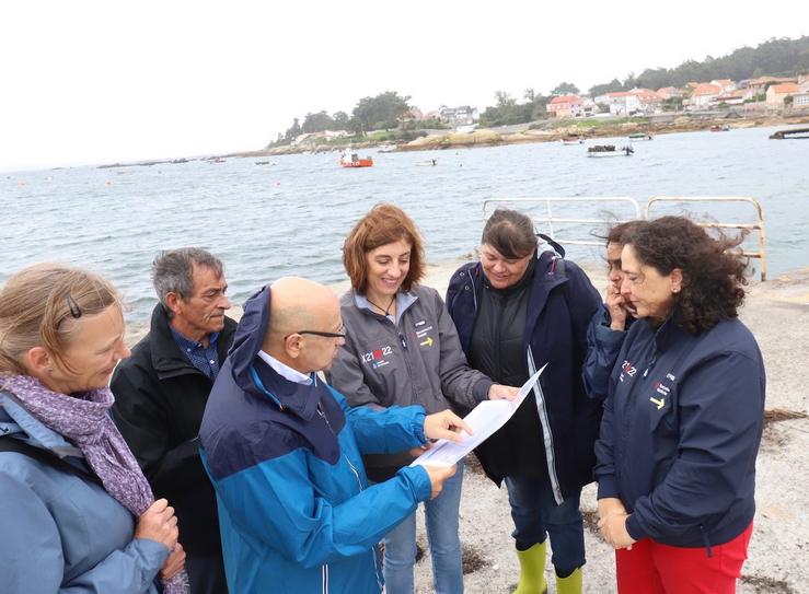 A conselleira de Medio Ambiente, Ángeles Vázquez, presenta o plan de xestión de Areoso / Xunta de Galicia.