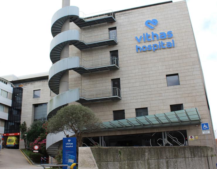Fachada do hospital privado Vithas Vigo. VITHAS / Europa Press