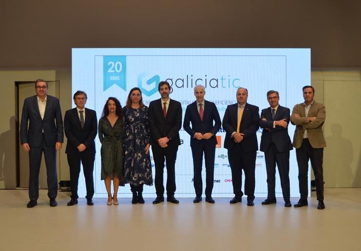 Acto de clausura do foro tecnolóxico GaliciaTic, este xoves en Santiago de Compostela. GALICIATIC / Europa Press