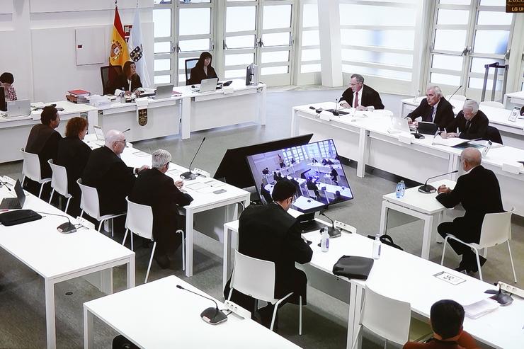 Vista xeral do xuízo polo accidente do Alvia.  Álvaro Ballesteros - Europa Press