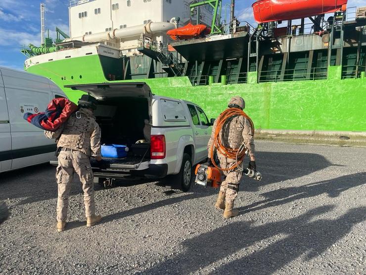 Operadores de Ubufer na zona de actuación. 