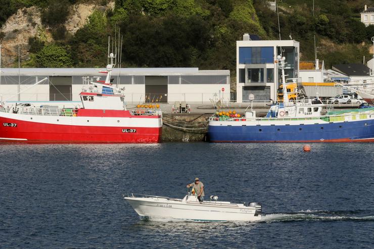 Barcos no Porto de Viveiro, a 3 de outubro de 2022. Carlos Castro - Europa Press