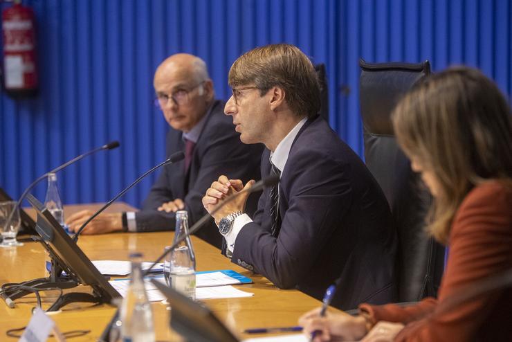 Ou conselleiro de Facenda e Administración Pública, Miguel Corgos, inaugura ou Curso Superior sobre Auditoría non Sector Público.. CONCHI PAZ / Europa Press