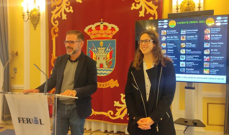 Unha vintena de locais de hostalaría de Ferrol participan estes días nun concurso de tapas a un prezo de tres euros. CONCELLO DE FERROL 