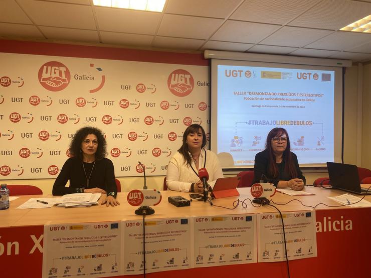 Presentación do informe elaborado por UGT da poboación de nacionalidade estranxeira en Galicia 