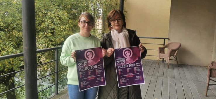 Cristina Outeiriño e Maribel Poisa Rey. Foto: Prensa Concello de Allariz.