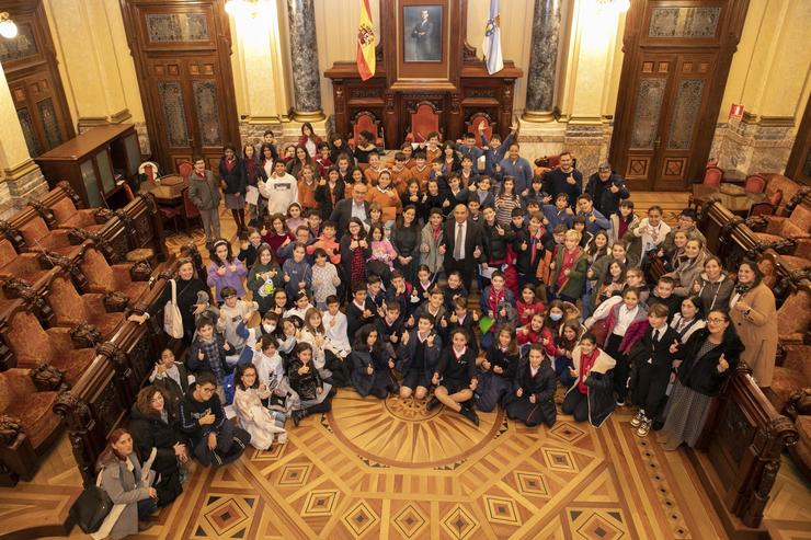 Pleno infantil na Coruña / Andy Pérez