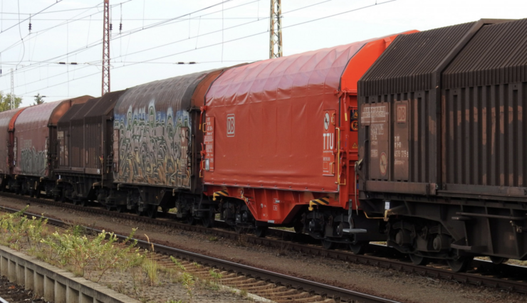 Tren de mercadorías.