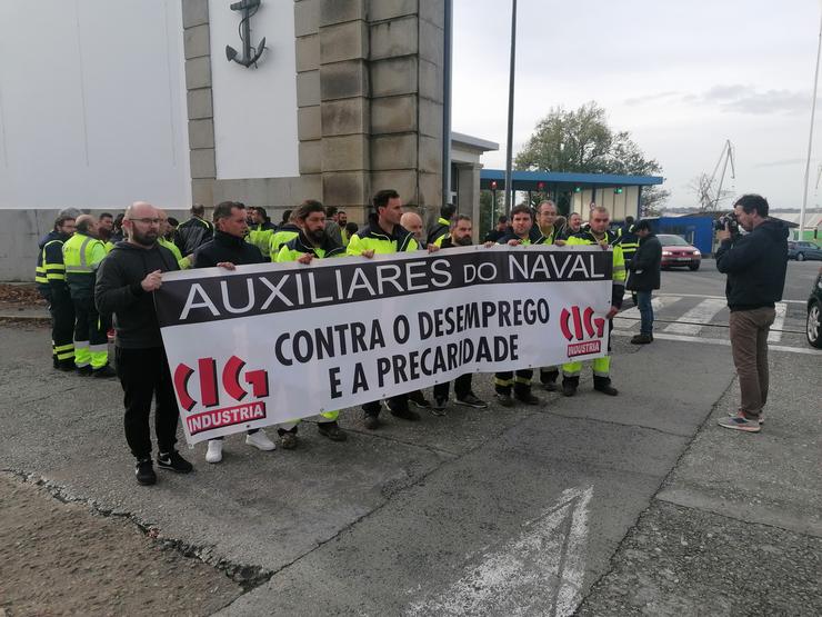 Denuncian que dez traballadores do mantemento de cabinas en Navantia ría de Ferrol poden perder o seu emprego / Arquivo