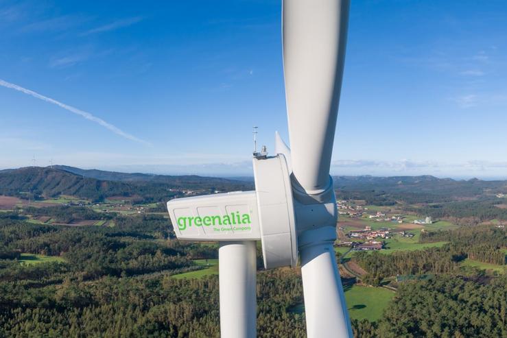 Arquivo - Parque eólico de Greenalia en Miñón (A Coruña). GREENALIA - Arquivo / Europa Press