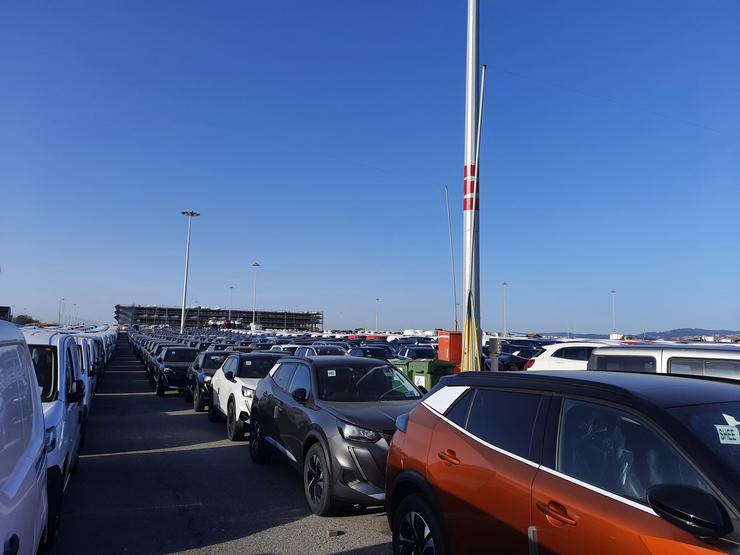 Exportación de vehículos no porto de Vigo 