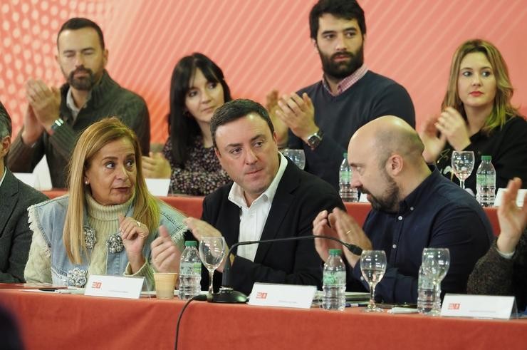 O secretario xeral do PSdeG, Valentín González Formoso, no Comité Nacional do PSdeG / PSDEG.