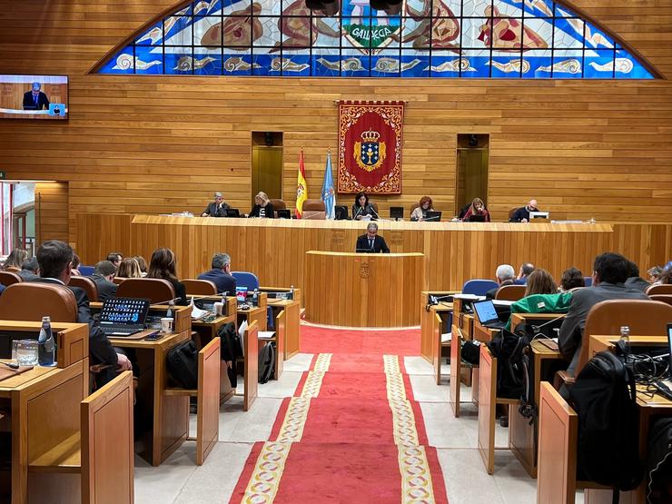 Intervención do portavoz parlamentario do PPdeG, Pedro Puy, no Parlamento de Galicia, no debate final dos orzamentos galegos para 2023 
