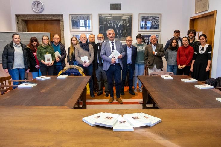 O secretario xeral de Política Lingüística, Valentín García, participa na presentación do libro Cadernos Ramón Piñeiro (XLV) Estudos arredor de Florencio Delgado Gurriarán / Xoán Crespo - Xunta de Galicia.