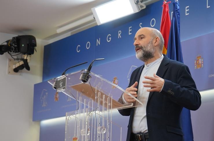 O deputado do BNG no Congreso Néstor Rego. BNG