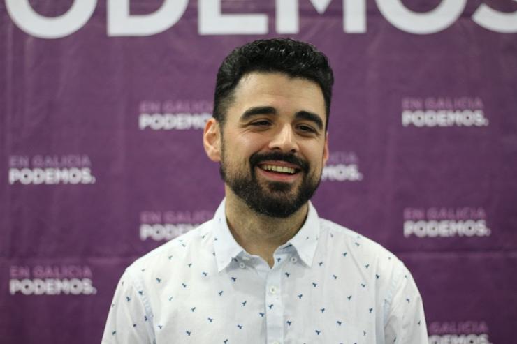 O coordinador nacional de Podemos Galciia, Borja San Ramón. 