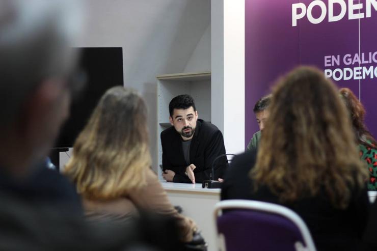 Borja San Ramón Tizón, candidato a liderar Podemos Galicia. PODEMOS GALICIA / Europa Press