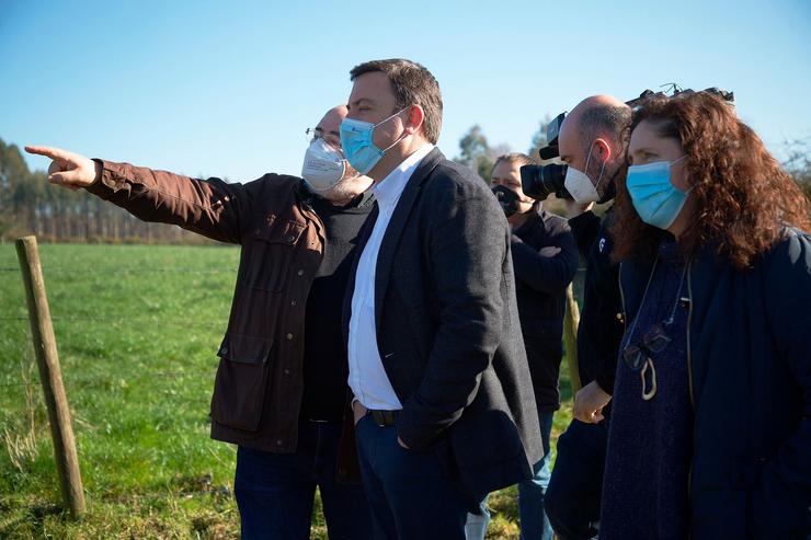 O secretario xeral do PSdeG, Valentín González Formoso, nun acto en Guitiriz (Lugo) 