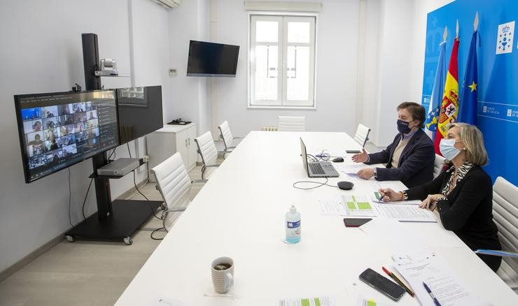 O director xeral de Relacións Exteriores e coa UE, Jesús Gamallo,  preside por videoconferencia a reunión do Consello Galego de Cooperación para ou Desenvolvemento (Congacode). XUNTA 