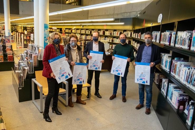 O secretario xeral de Cultura, Anxo M. Lorenzo, presenta o Calendario do Libro e da Lectura de Galicia 2022 / Xoán Crespo - Xunta de Galicia.