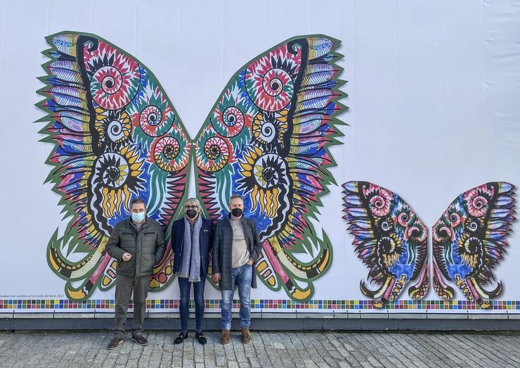 Mural de Fernando Barreira. Foto: Prensa Concello de Verín