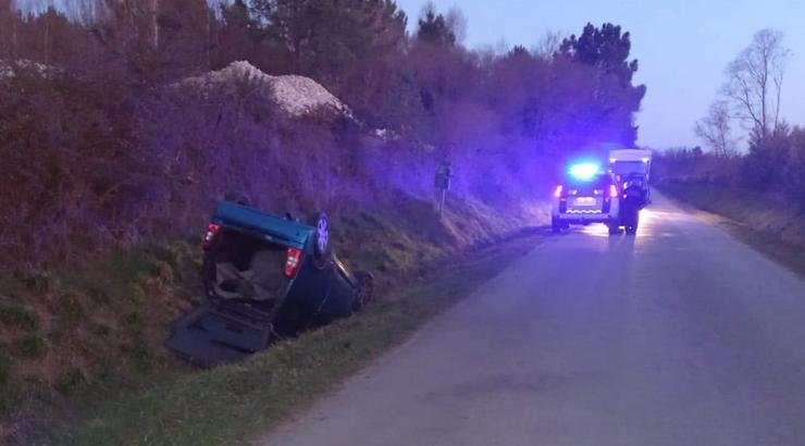 Accidente en Cospeito / Garda Civil.