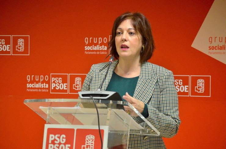 A viceportavoz parlamentaria do PSdeG, Begoña Rodríguez 