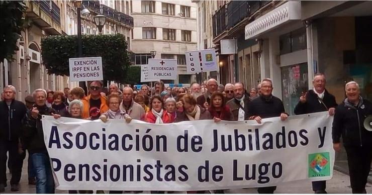 Asociación de Xubilados e Pensionistas de Lugo / Facebook.